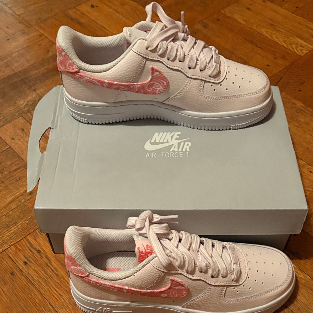 Nike Air Force 1 with Pink and White Accents